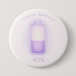Neurodivergent socialt batteri Autism ADHD AuDHD Knapp