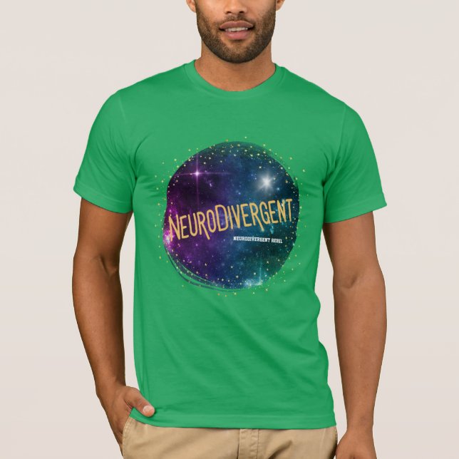 NeuroDivergent Space Shirt T (Framsida)