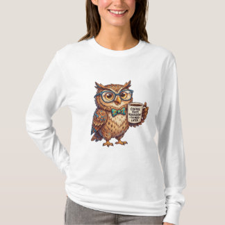 Neurodivergent Uggla Rolig Meme Kaffe Först  T Shirt