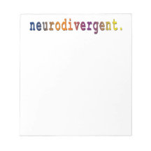 neurodivergerande. anteckningsblock