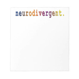 neurodivergerande. anteckningsblock