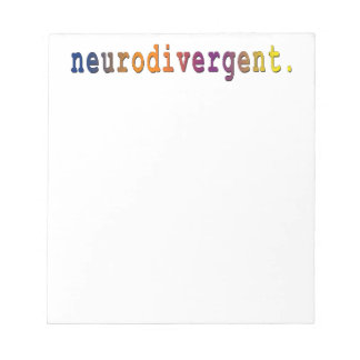 neurodivergerande. anteckningsblock