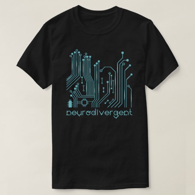 Neurodivergerande - Autism ADHD Aspergers Aspie Ne T Shirt (Design framsida)