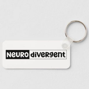 Neurodivergerande Medvetenhet om mångfald i Euro Nyckelring