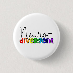 Neurodivergerande Medvetenhet om neurodiversitet Knapp