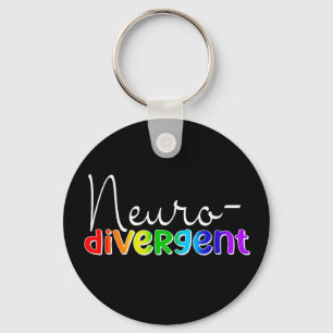 Neurodivergerande Medvetenhet om neurodiversitet Nyckelring