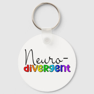 Neurodivergerande Medvetenhet om neurodiversitet Nyckelring
