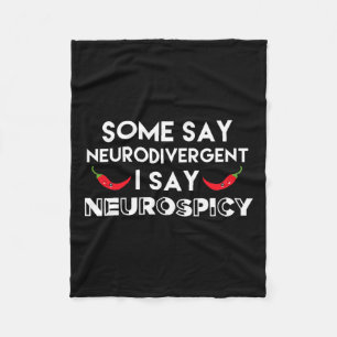 Neurodivergerande neurospicy Adhd Roligt Neurodive Fleecefilt