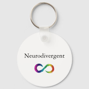 Neurodivergerande nyckelkedja nyckelring