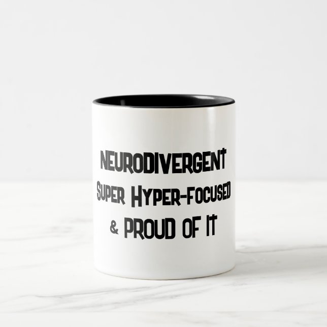 Neurodivergerande och hyperfokuserat Mugg (Center)