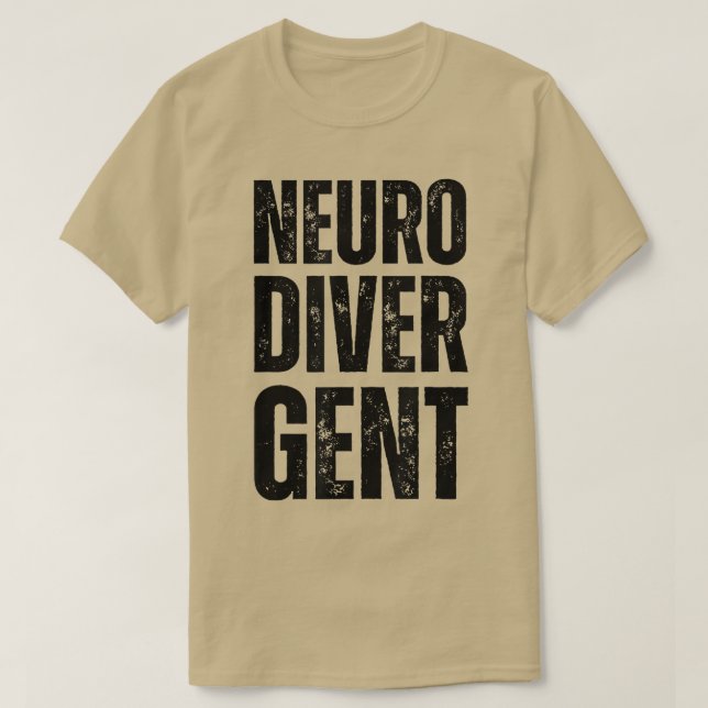 Neurodivergerande Pride ADHD Autism Awareness Neur T Shirt (Design framsida)