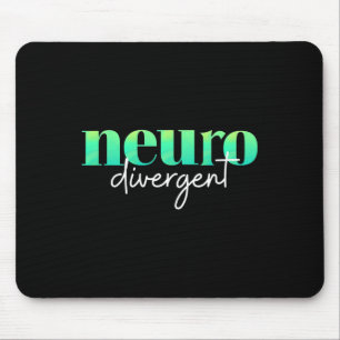 Neurodivergerande Pride för autism Adhd och Asset Musmatta