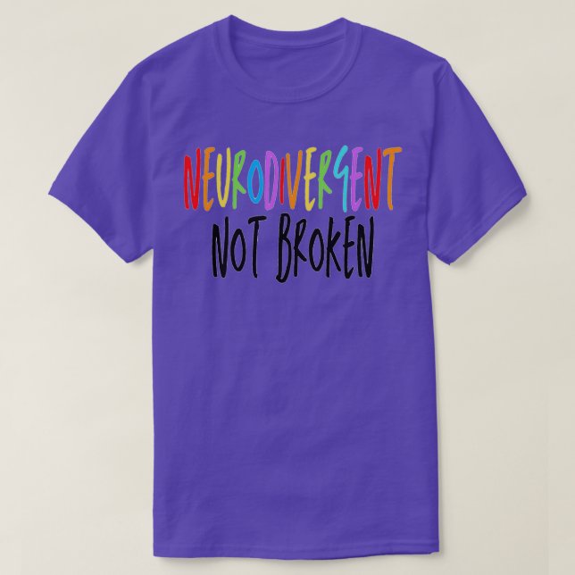 Neurodivergerande T Shirt (Design framsida)