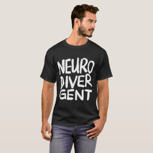 Neurodivergerande (vit text) t shirt