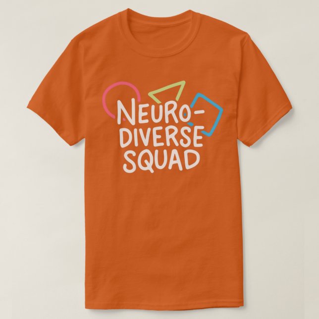 neurodiversifierad grupp t shirt (Design framsida)
