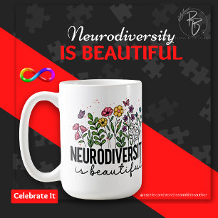 Neurodiversitet Är Vacker Keramisk Mugg