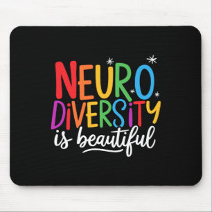 Neurodiversitet Är Vacker Sped Adhd Autism Medvete Musmatta