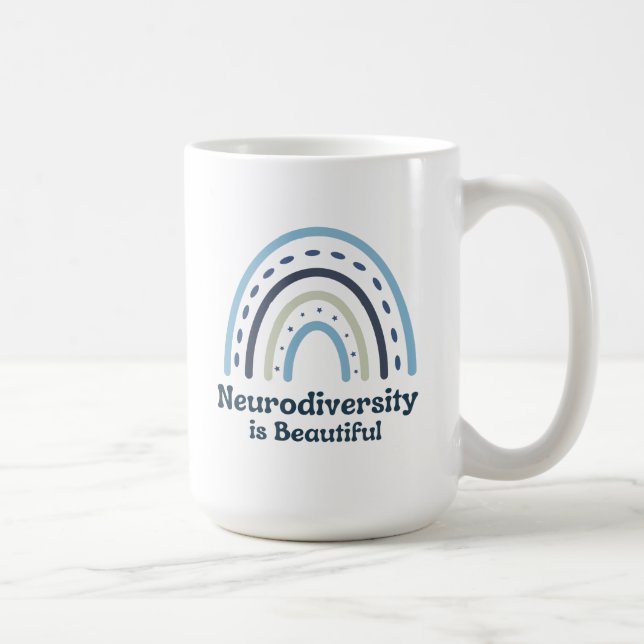 Neurodiversitet är vackert kaffemugg (Höger)