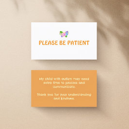 Neurodiversitet Autism Medvetenhet Notis Kort