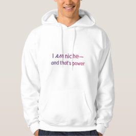 Neurodiversitet Empowerment Citat ​Jag Är Nisch  Hoodie