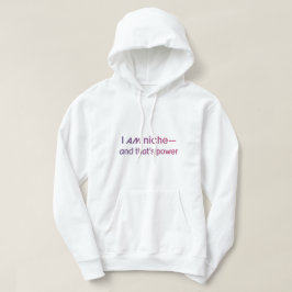 Neurodiversitet Empowerment Citat Jag Är Nisch Hoodie