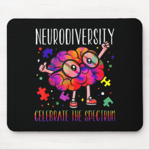 Neurodiversitet hjärna asd adhd autism medvetenhet musmatta