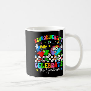 Neurodiversitet hjärna autism medvetenhet asd adhd kaffemugg