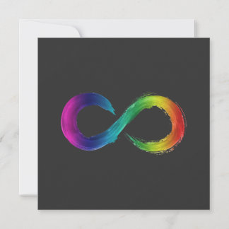 Neurodiversitet Infinity Logotyp-kort
