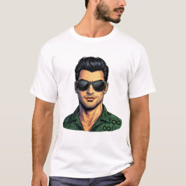 Neurodiversitet Pop Art Man ADHD Autism Stolthet  T Shirt