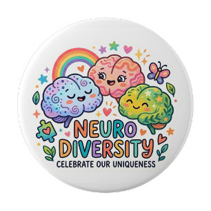 Neurodiversitet Rollig Pin knapp
