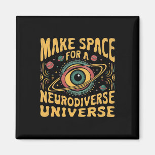 Neurodiversitet Universe Neurodiversity Adhd Autis Magnet