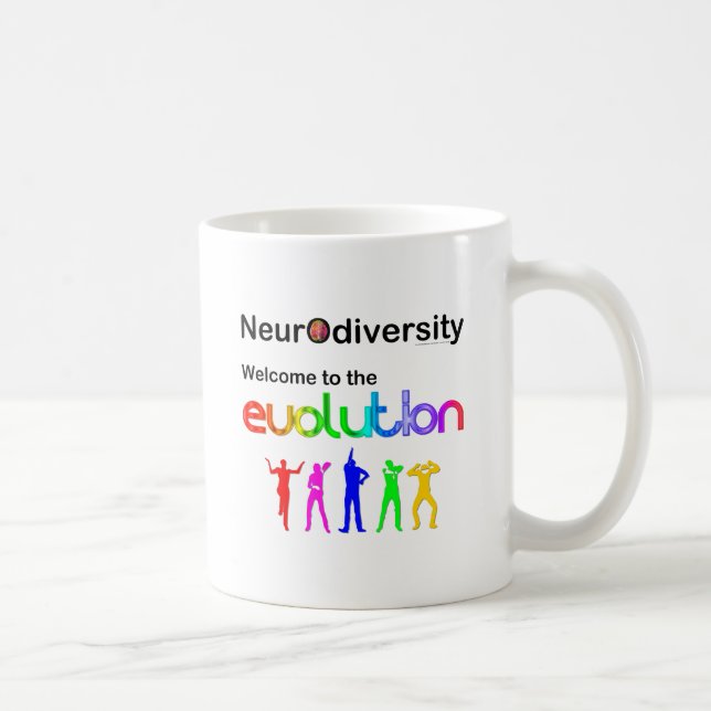 Neurodiversitet Välkommen till evolutionen Kaffemugg (Höger)
