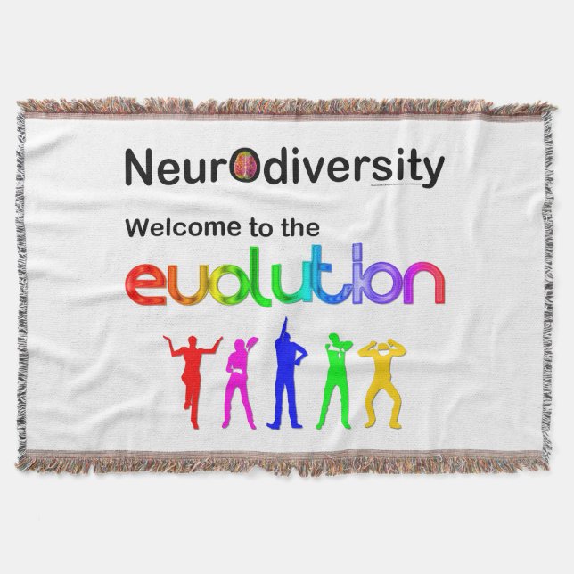 Neurodiversitet Välkommen till evolutionen Mysfilt (Framsidan)