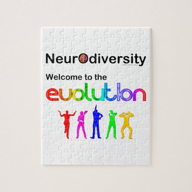 Neurodiversitet Välkommen till evolutionen Pussel (Vertikal)