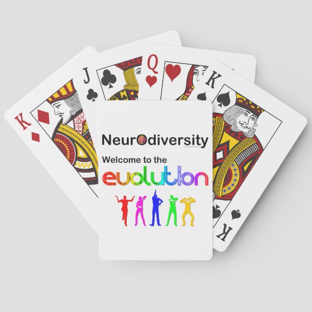 Neurodiversitet Välkommen till evolutionen Spel Kort (Baksidan)
