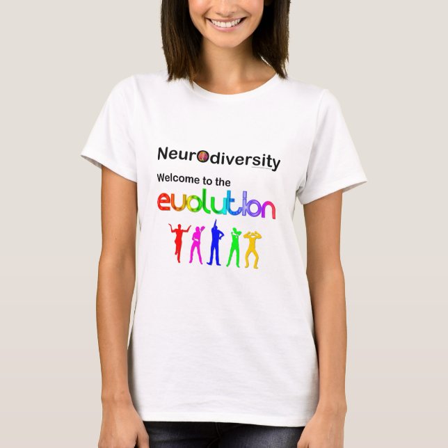 Neurodiversitet Välkommen till evolutionen Tee (Framsida)