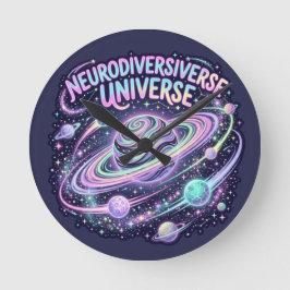 Neurodiversitets Universum ADHD Autism Heminrednin Rund Klocka