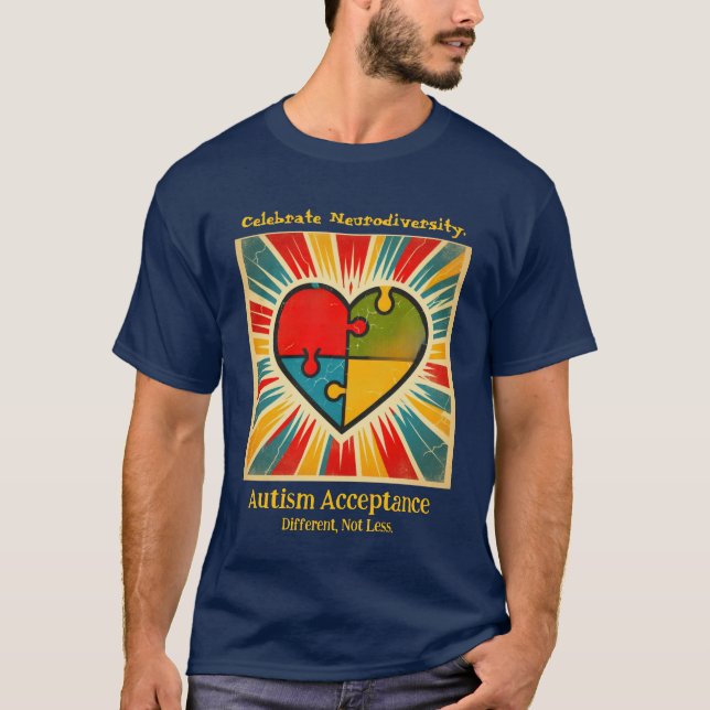 Neurodiversitetsmedvetenhet T-Shirt (Framsida)