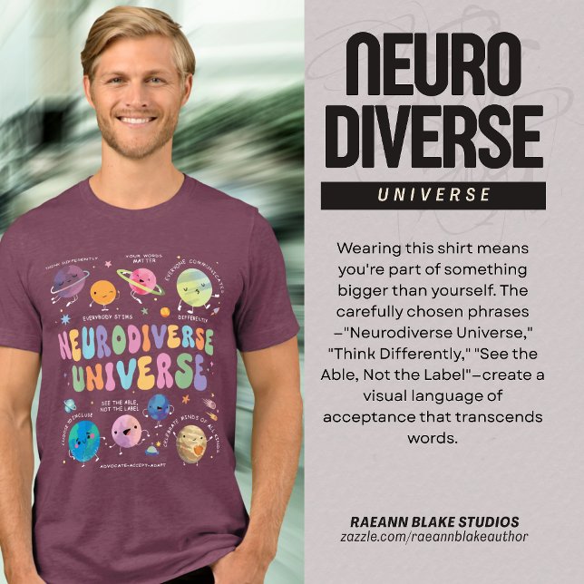 Neurodiversitetsmedvetenhet Tri-Blend T-shirt (Skapare uppladdad)