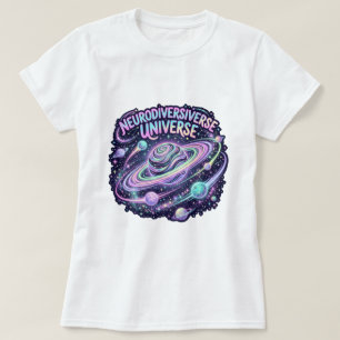 Neurodiversitetsuniversum Neon Galax T Shirt