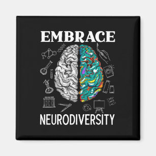 Neurodiversity Adhd Awareness Mental Health Magnet