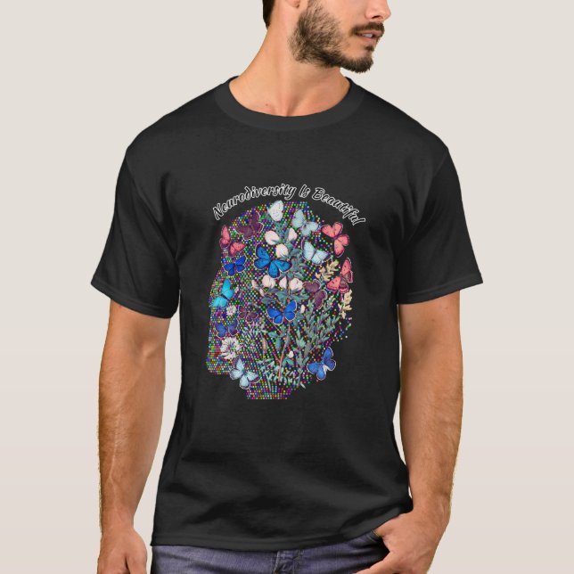 Neurodiversity är Bevalt SPED Teacher Autism Aw T Shirt (Framsida)