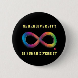 Neurodiversity är människamångfald knäppas knapp