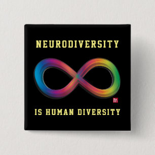 Neurodiversity är Pin Human Diversity Pin Knapp