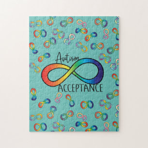 Neurodiversity Autism Acceptance Rainbow Pussel