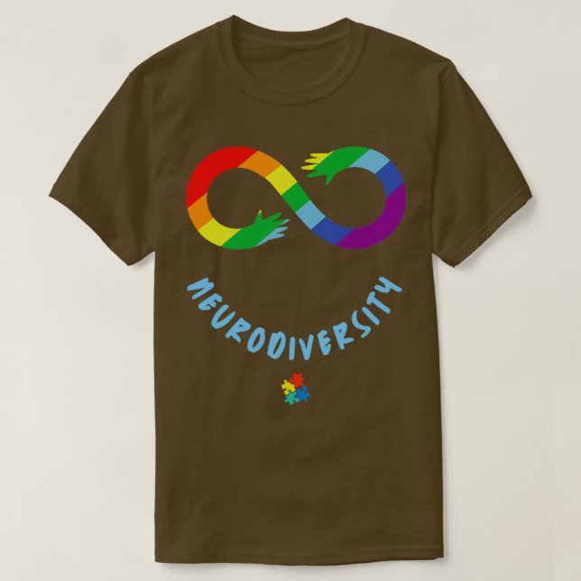 Neurodiversity Autism Awareness Puzzle ASD Kärlek  T Shirt (Design framsida)