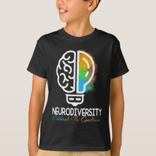Neurodiversity Autism Spectrum Asd Adhd Rainbow Br T Shirt