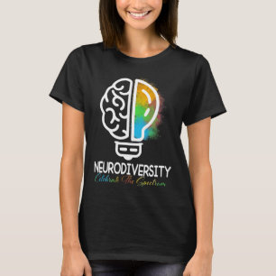 Neurodiversity Autism Spectrum Asd Adhd Rainbow Br T Shirt