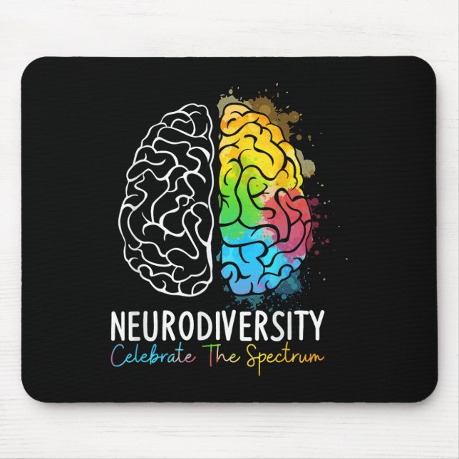 Neurodiversity - Autism Spectrum Asd Adhd Rainbow Musmatta (Framsidan)