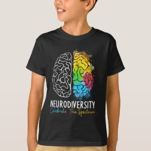 Neurodiversity - Autism Spectrum Asd Adhd Rainbow T Shirt